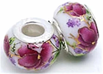 Ceramics Charm Beads Fit European Bracelet