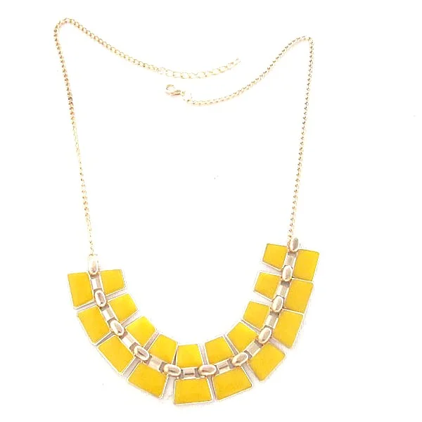 Vintage Jewelry Necklace Chain Statement Bubble Bib Chunky Collar 