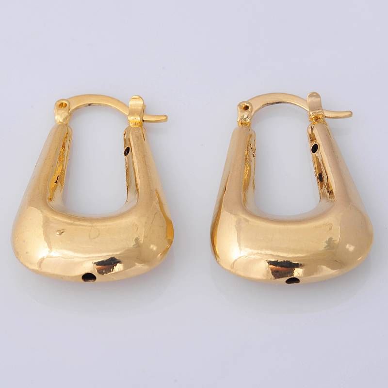 14K Solid Yellow Gold Filled Jewelry Earrings Present