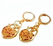 10k Gold Heart Dangle