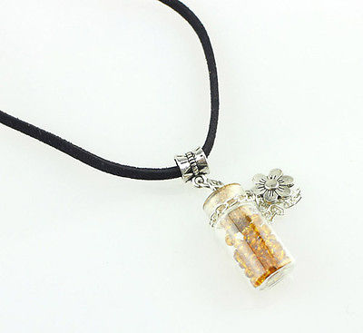 Whimsical Wish Bottle Necklace Charms Beads