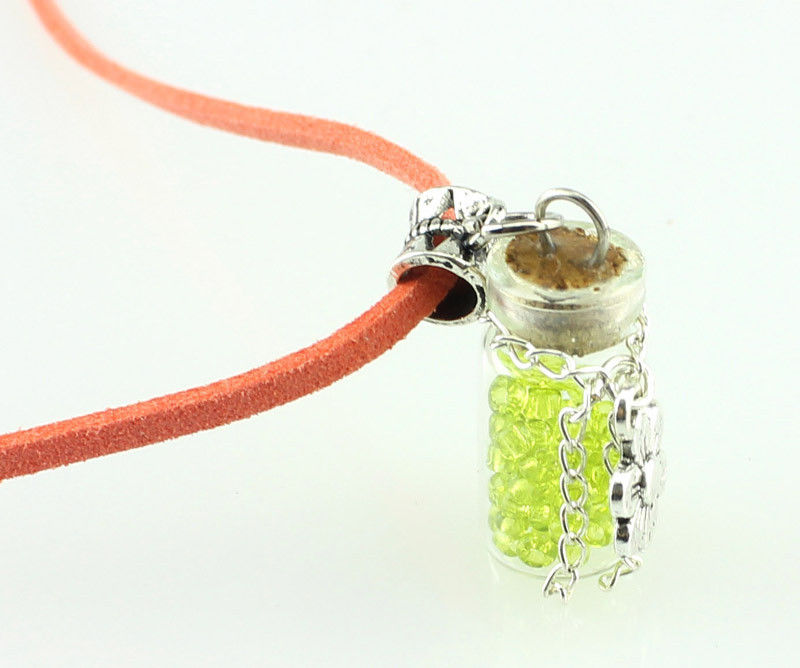 Whimsical Wish Bottle Necklace Charms Beads