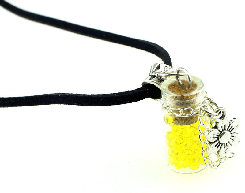Whimsical Wish Bottle Necklace Charms Beads
