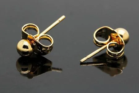 Delicate 10K Gold Filled Stud Ear Earrings