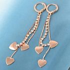 10k Rose Gold Dangle Earrings