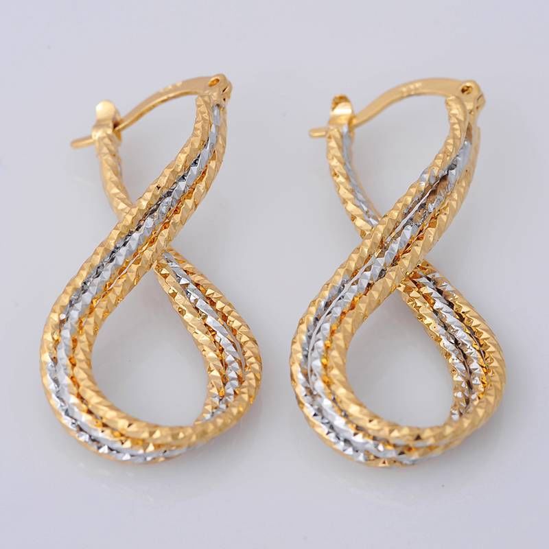 Gorgeous 14k Solid Yellow Gold Filled Earrings