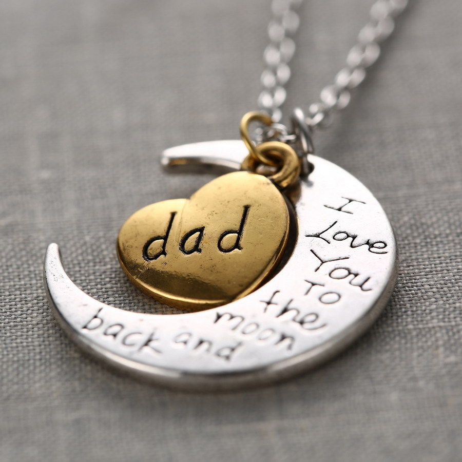 Letter "I Love You" Necklace Heart Pendant Chain