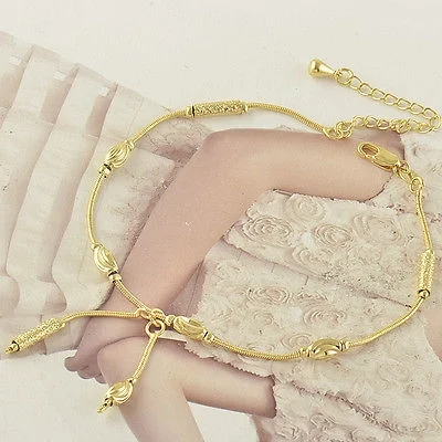 Unique 10K Yellow Gold Filled Anklet