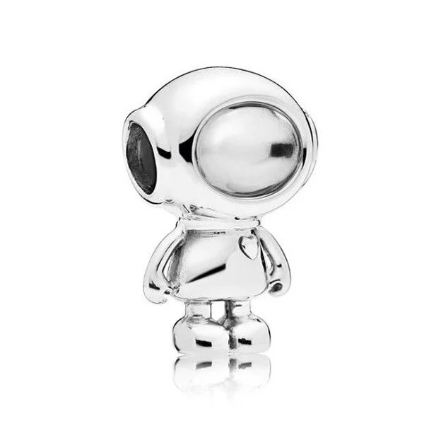 Science Fiction Colorful Robot Charm Bead Bracelet