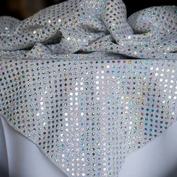 Silver Sequin Available In: 45" Square