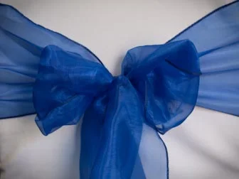 Royal Blue Organza