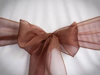 Chocolate Organza