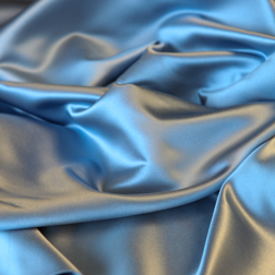 Cornflower Bue Satin