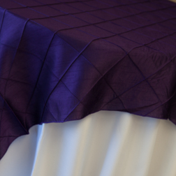 Purple Pintuck Available In: 84" Square