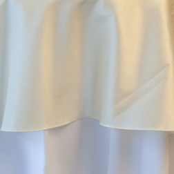 Ivory TaffetaAvailable In: 120"