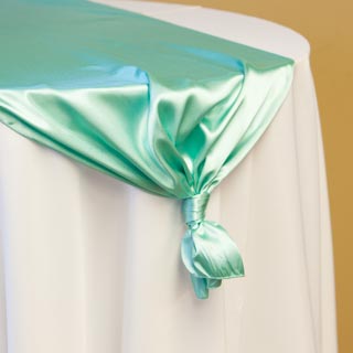 Tiffany Green Satin Runner