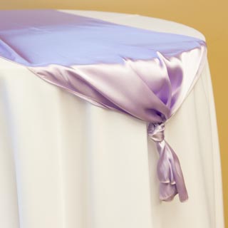 Lavender Satin Runner