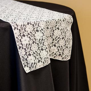 Small Floral Ivory Lace