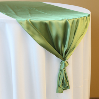 Green Apple Satin Runner