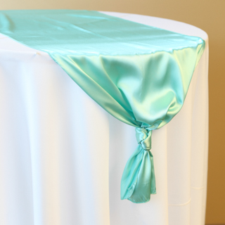 Tiffany Blue Satin Runner