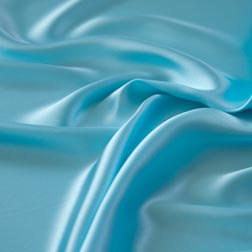 Turquoise Satin Topper