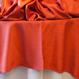 Burnt Orange Bengaline Also available in rounds and banquets