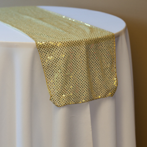 Disco Gold Sequin runner