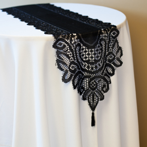 Black Lace Runner