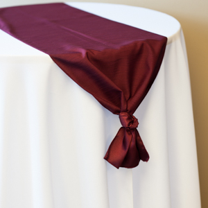 Burgundy Bengaline Runner
