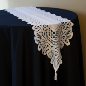 White Lace Runner