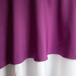 Plum Available In: Rounds: 90”|120” Squares: 54”|72”|84” Banquets: 90”x156” Napkins: 20”x20”