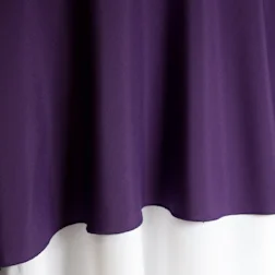 Purple Available In: Rounds: 90”|108”|120”|132” Squares: 54”|72”|84” Banquets: 60”x120”|90”x132”|90”x156” Napkins: 20”x20”
