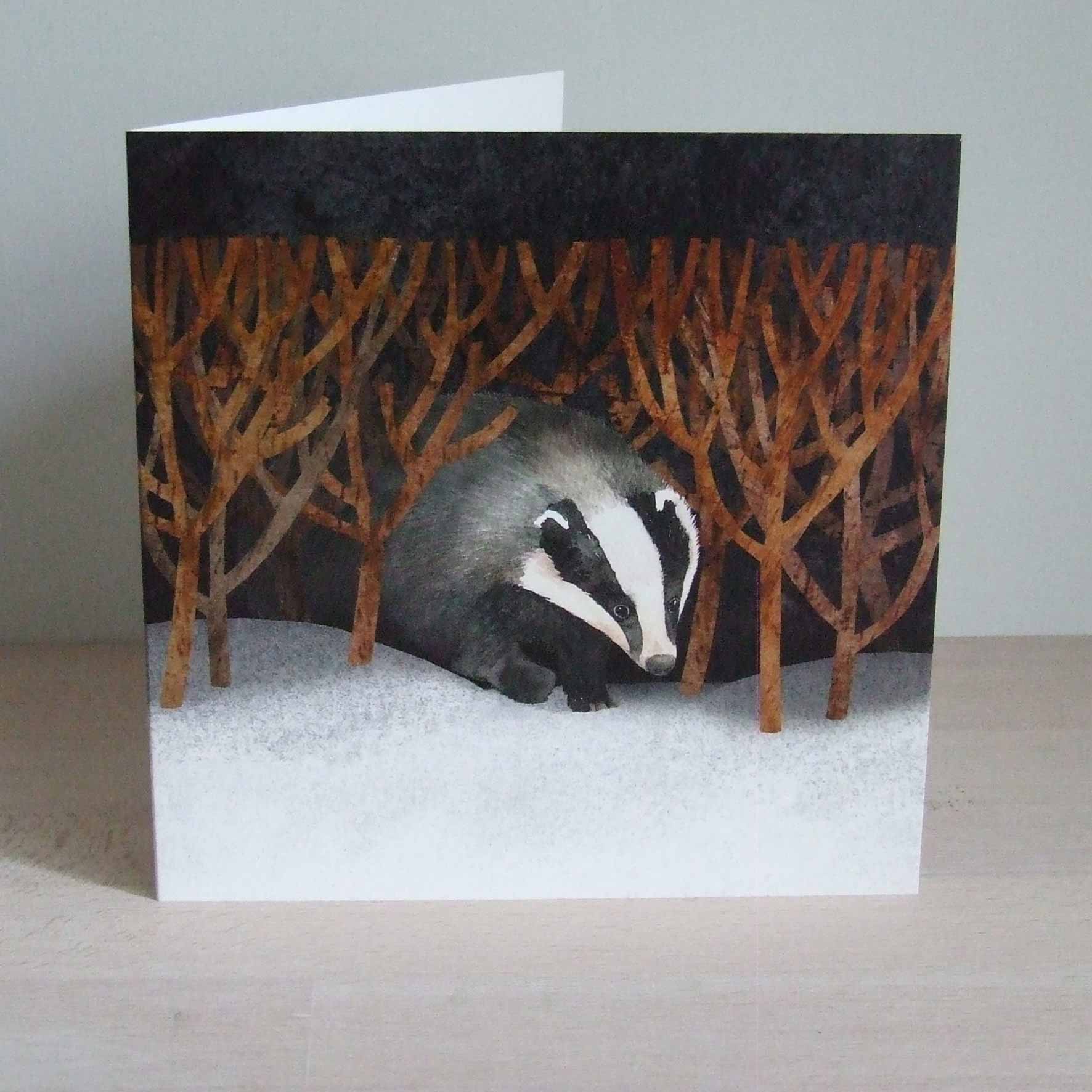 Winter Badger © Francesca Chalk