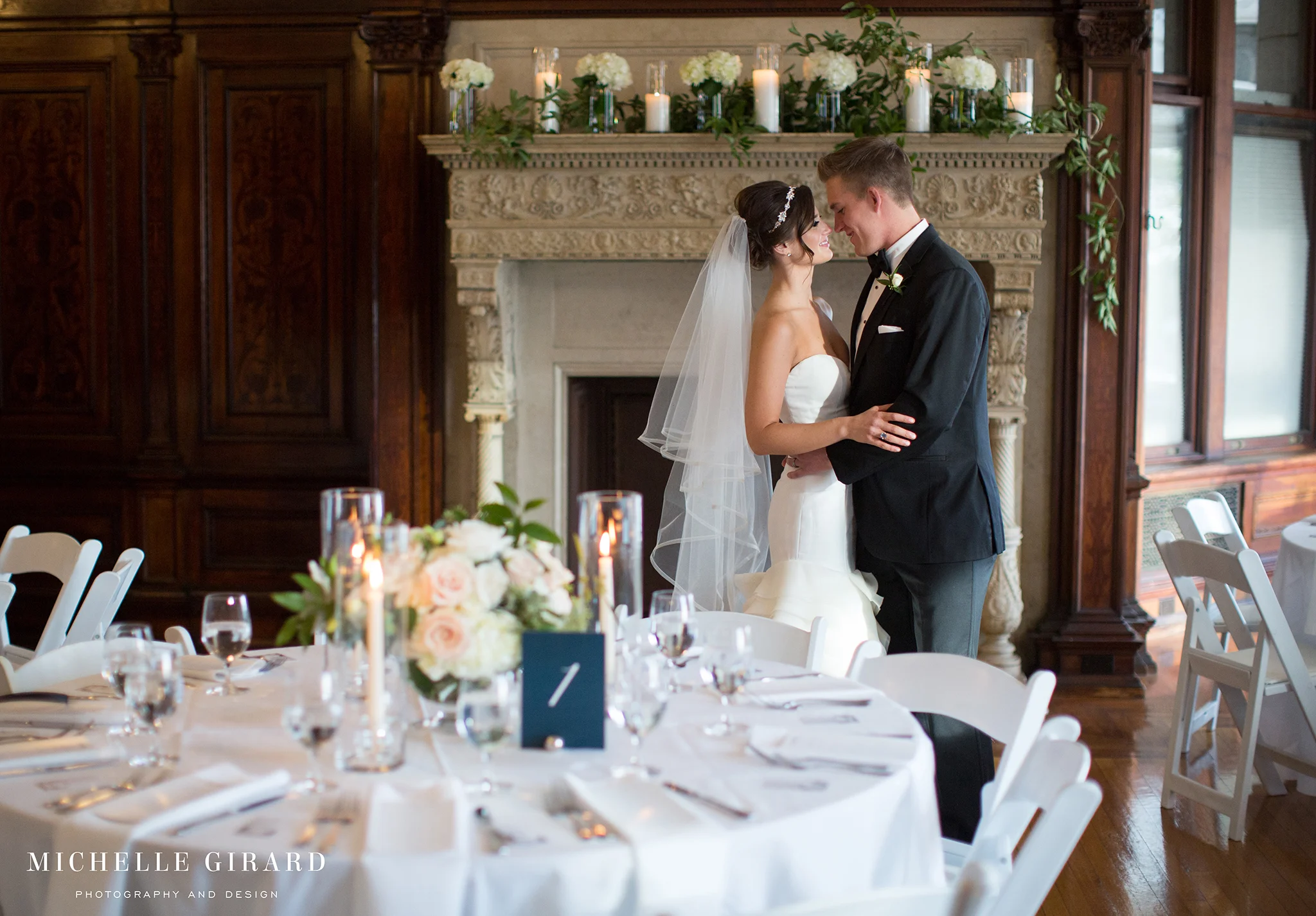 Fall Wedding Reception at The Branford House in Groton, CT