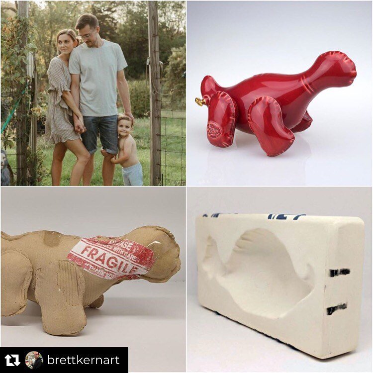 Repost from @brettkernart
&bull;
Help us support @mitchellspainceramics and @reannawordsmith! 
So many artists have come together to donate art to help out our dear friends Mitchell and Reanna Spain. Please take the time to click the link in my profi