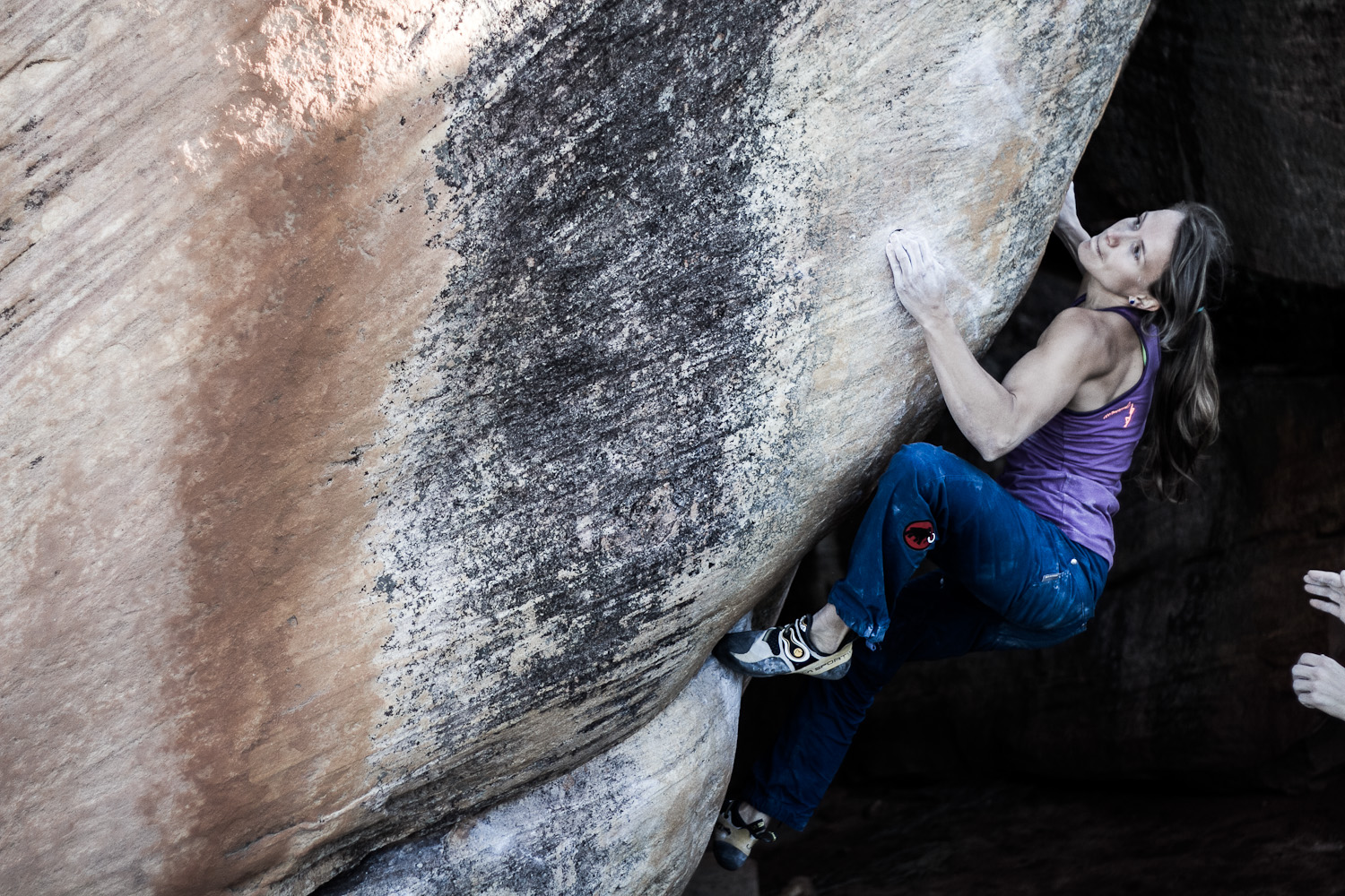 myself climbing 'the Shark' pic: haller