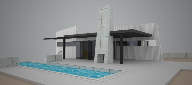 Desert guest house & pool