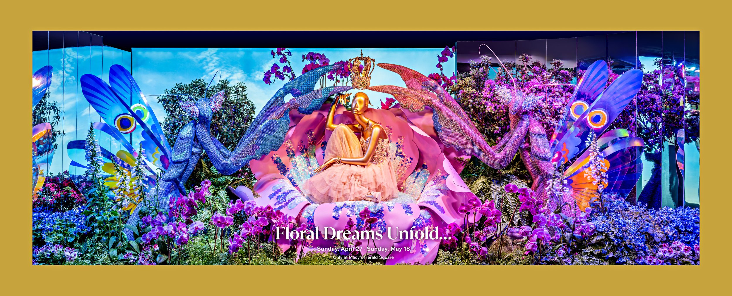 Art Direction / Concept Design - Macy's Herald Square - Flower Show 2025