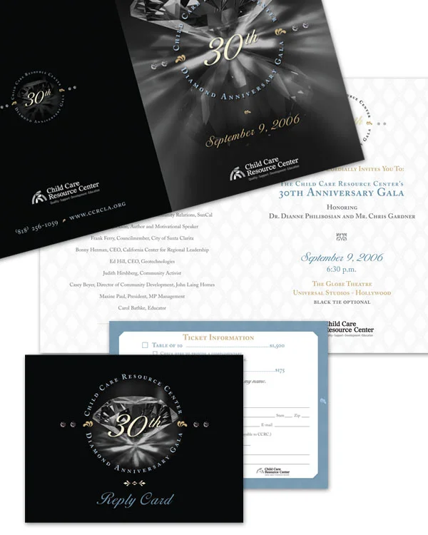 Branding of event, including Program Book, Logo, Advertising, Poster, and Invitation 