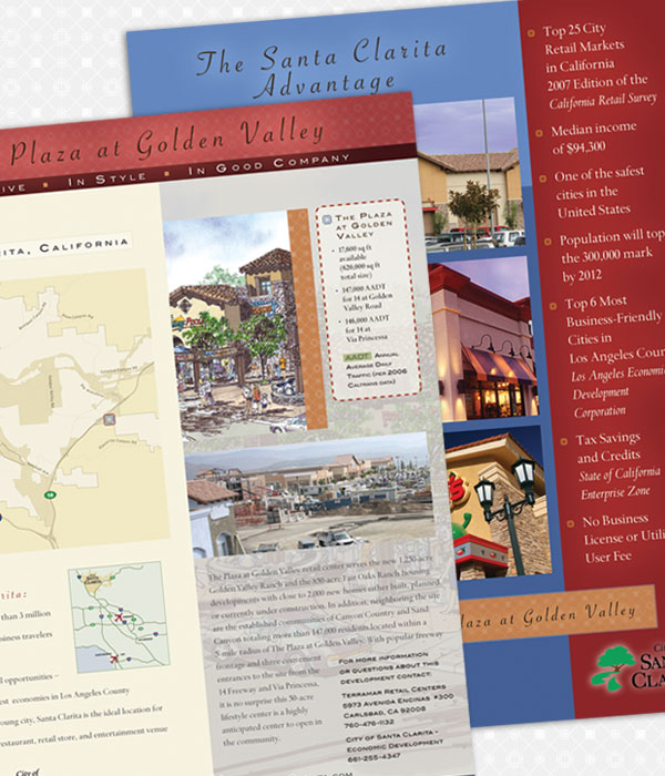 Retail inserts detailing specific shopping centers. 