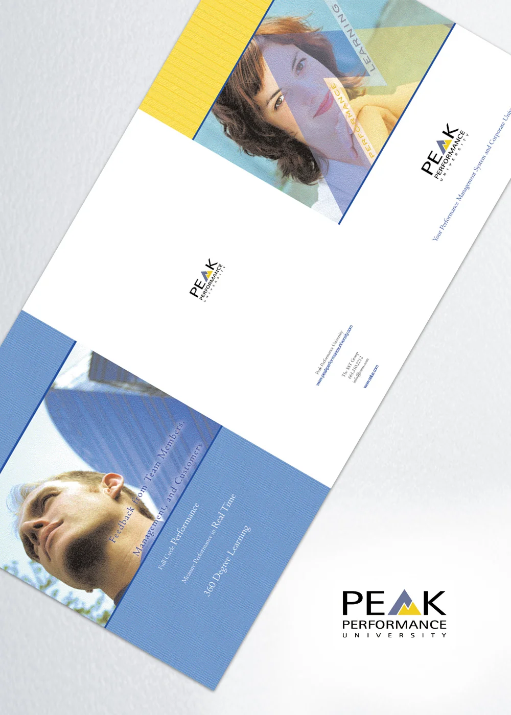 Trifold Brochure and Company Logo