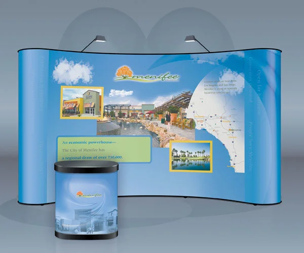 Popup Wall Graphics and Front Table Booth