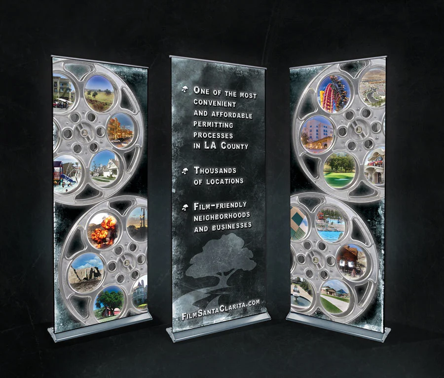 Modular Backlit Section for Film Trade Show Booth