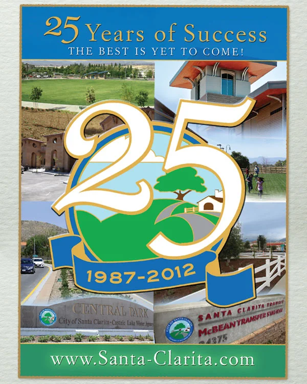25th Anniversary Transit Shelter Posters 25th Anniversary Advertising and Event Invitation