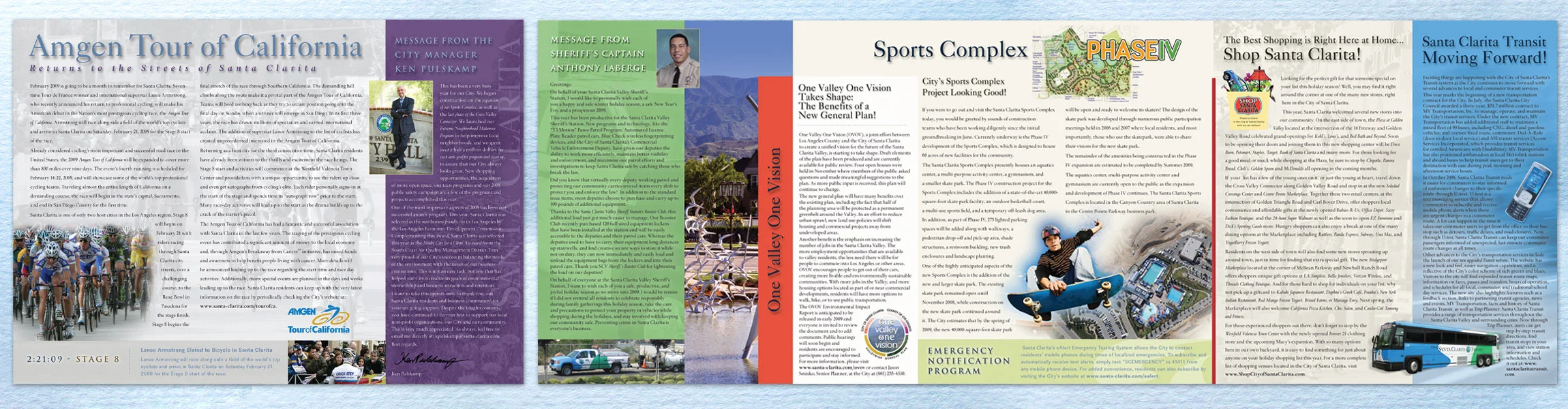 Semi-Annual Newsletter to 200,000 Residents