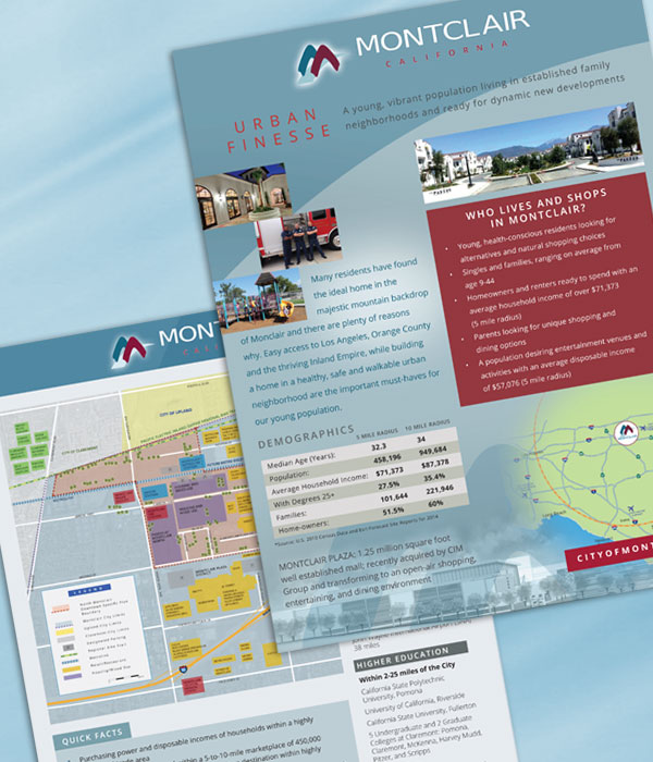 Industrial Insert with Specific Plan and Commercial Properties Map