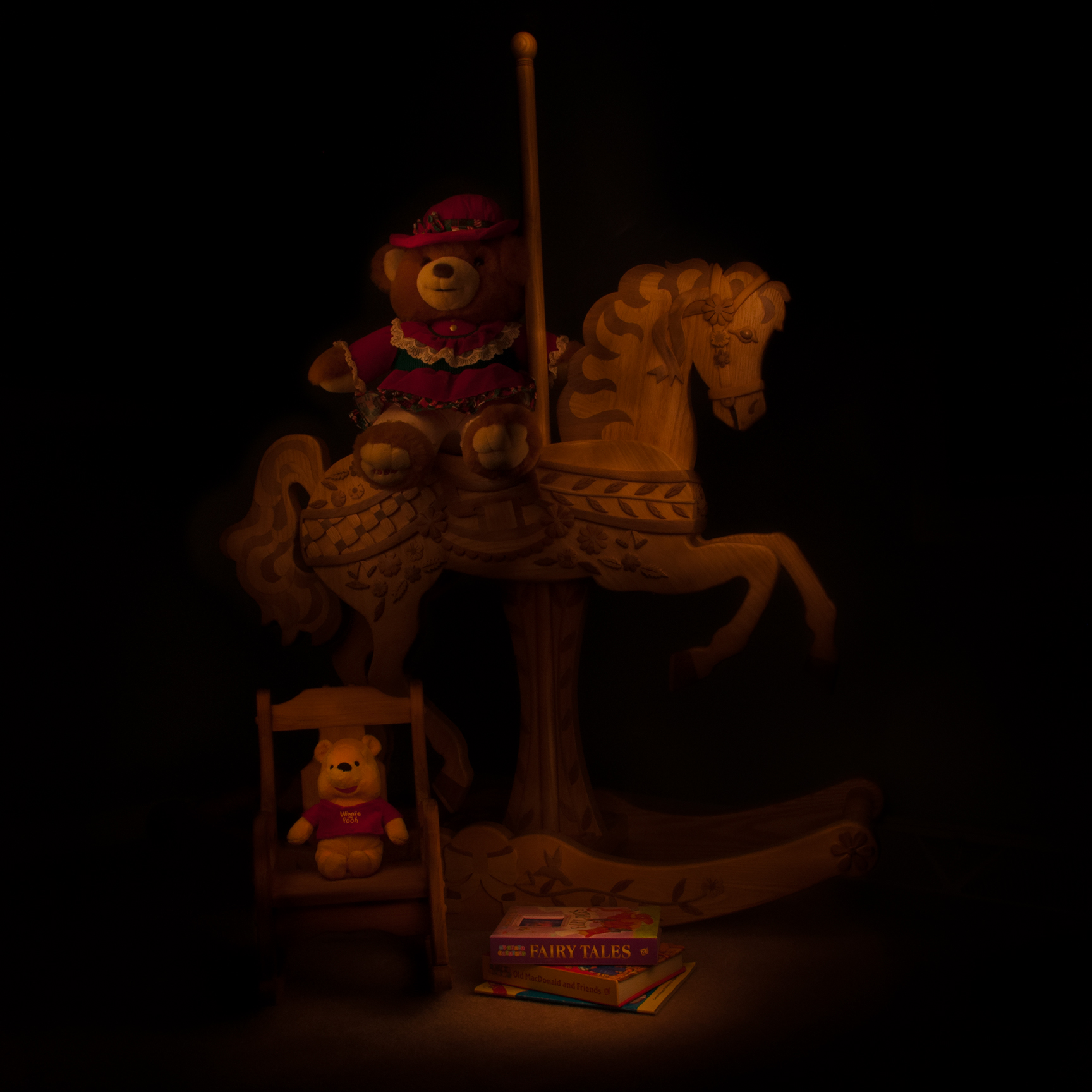 The bears are ready for their bedtime story...