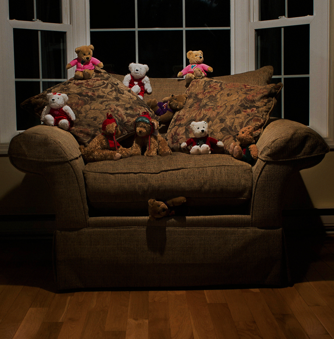 The chair belongs to the bears