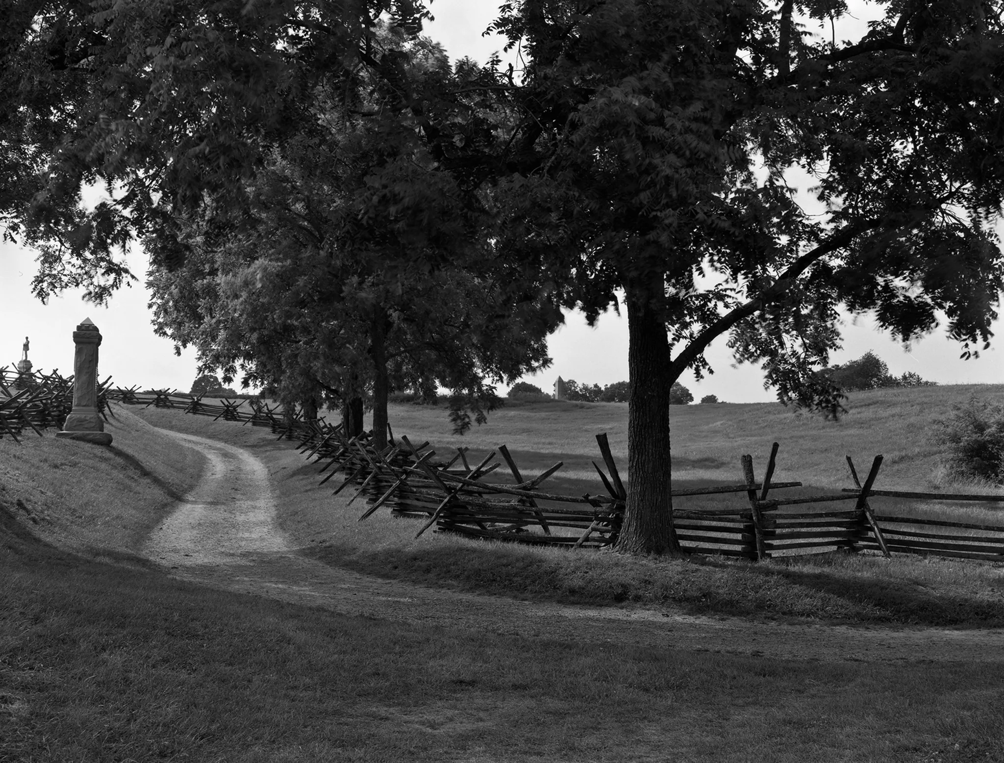 The "bloody lane". Antietam Battlefield. Sharpsburg, Maryland. 