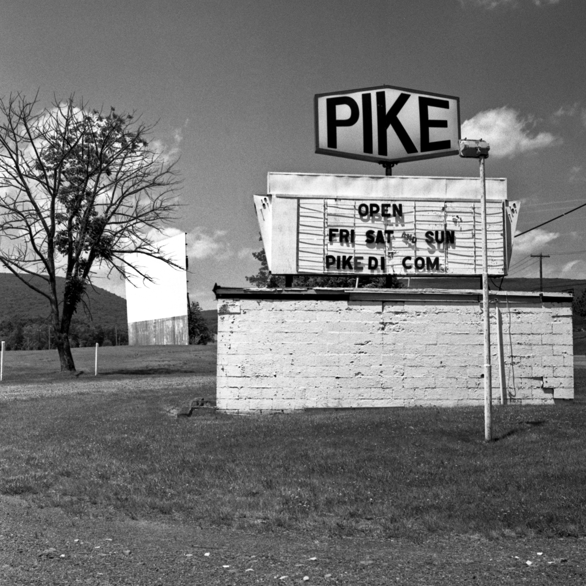 Pikme Drive-in Theater.   Montgomery, PA.